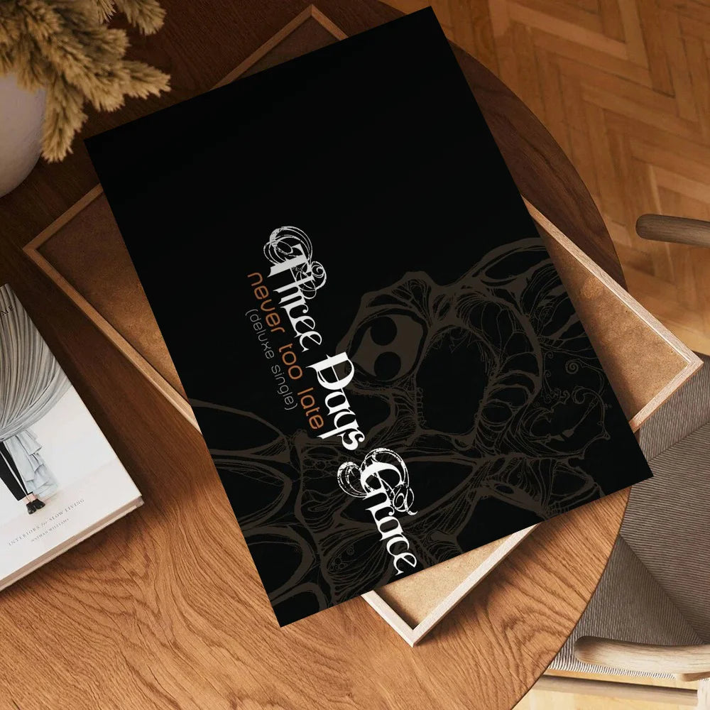 Three Days Grace Band Poster – Waterproof Self-Adhesive Wall Art Wall Art Poster Axl