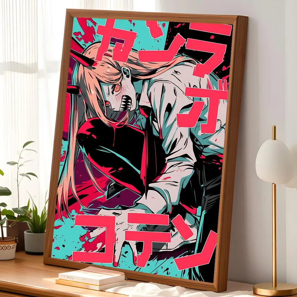 Self-Stick HD Cartoon Wall Art Poster – Waterproof Home Decor Wall Art Poster Axl