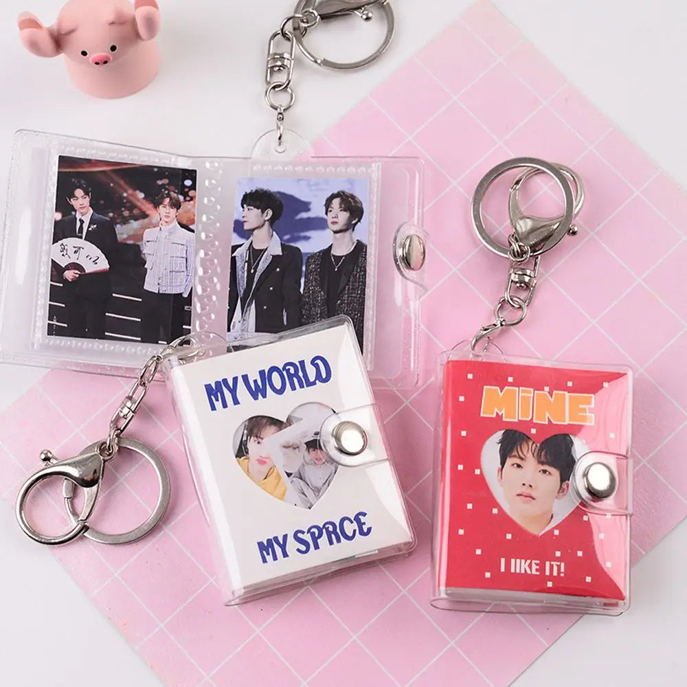Mini Photo Album Keychain – Holds 20 Photos & Cards Photo Album Keychain Axl