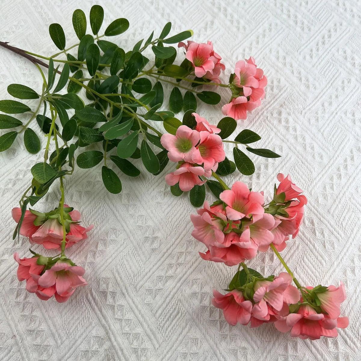 Faux Silk Morning Glory Flower Branch – 98cm Wedding Decor Artificial Flower Branch Axl light pink