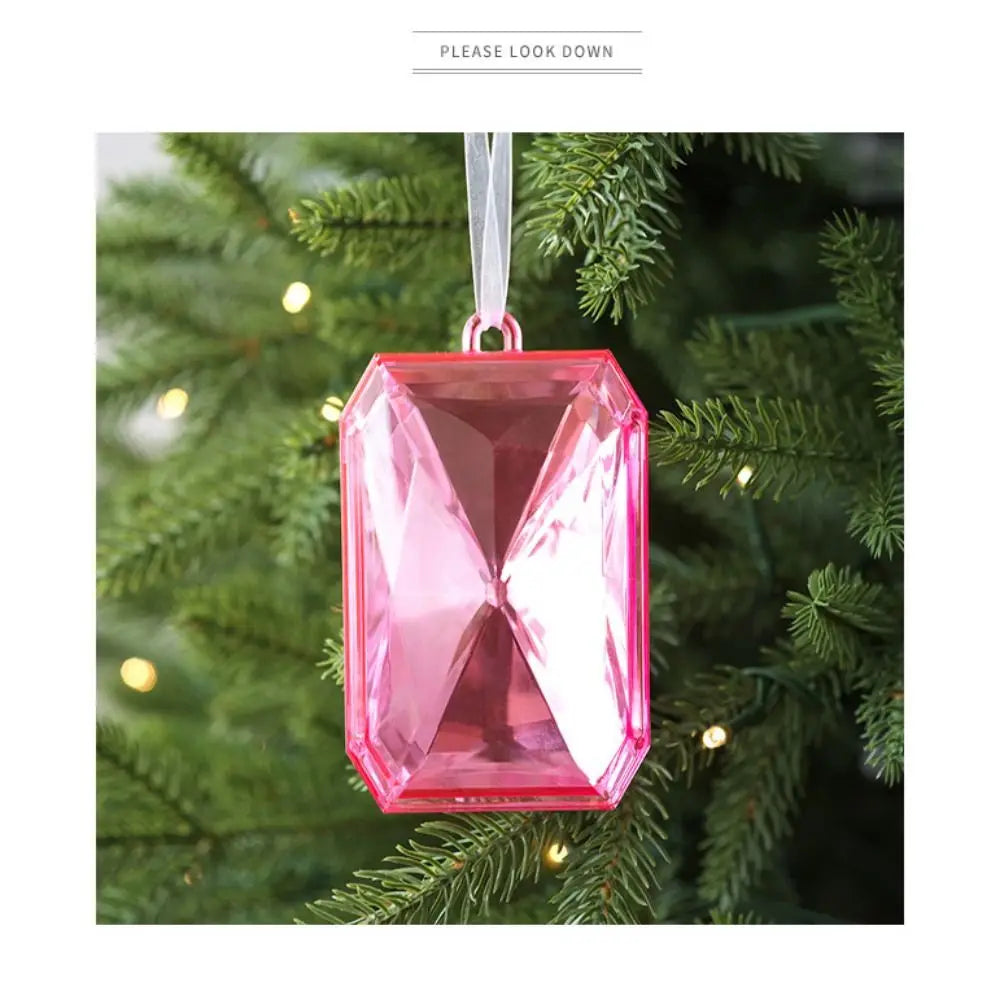 Multicolor Christmas Gemstone Drop Pendant | Xmas Tree Ornament Christmas Tree Ornament Axl