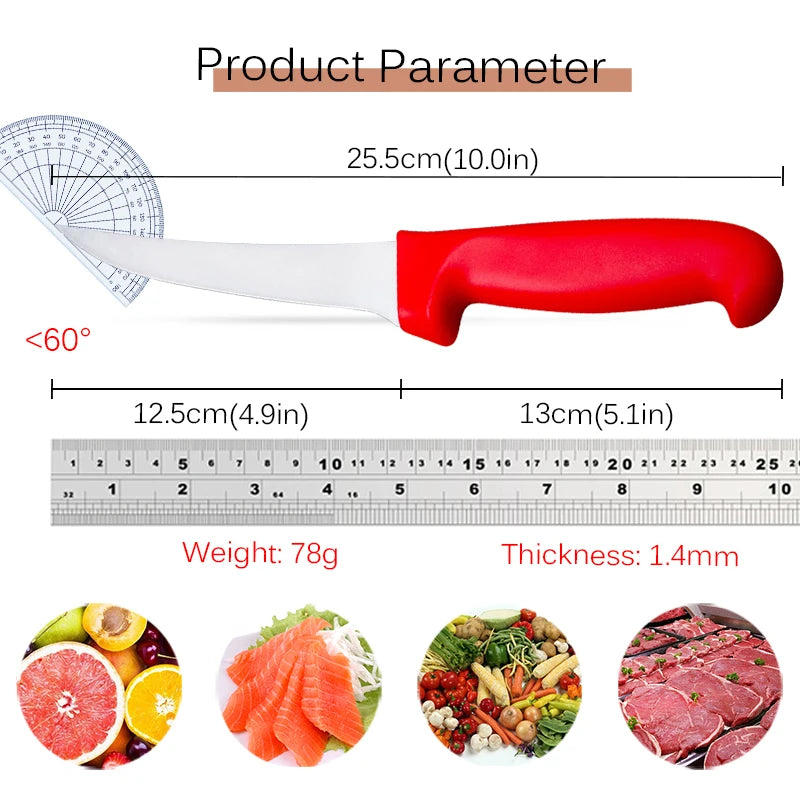 Stainless Steel Boning Knife – Meat Cleaver & Slicing Knife Boning Knife Axl