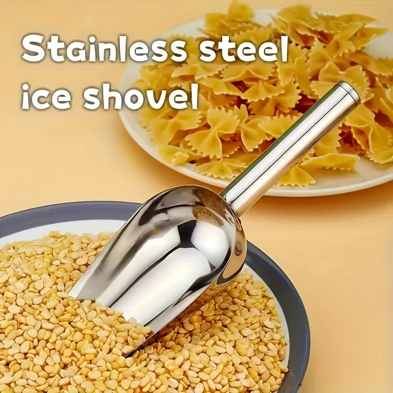 Stainless Steel Multi-Purpose Spoon – Ice & Grain Scoop Kitchen Scoop Spoon Axl