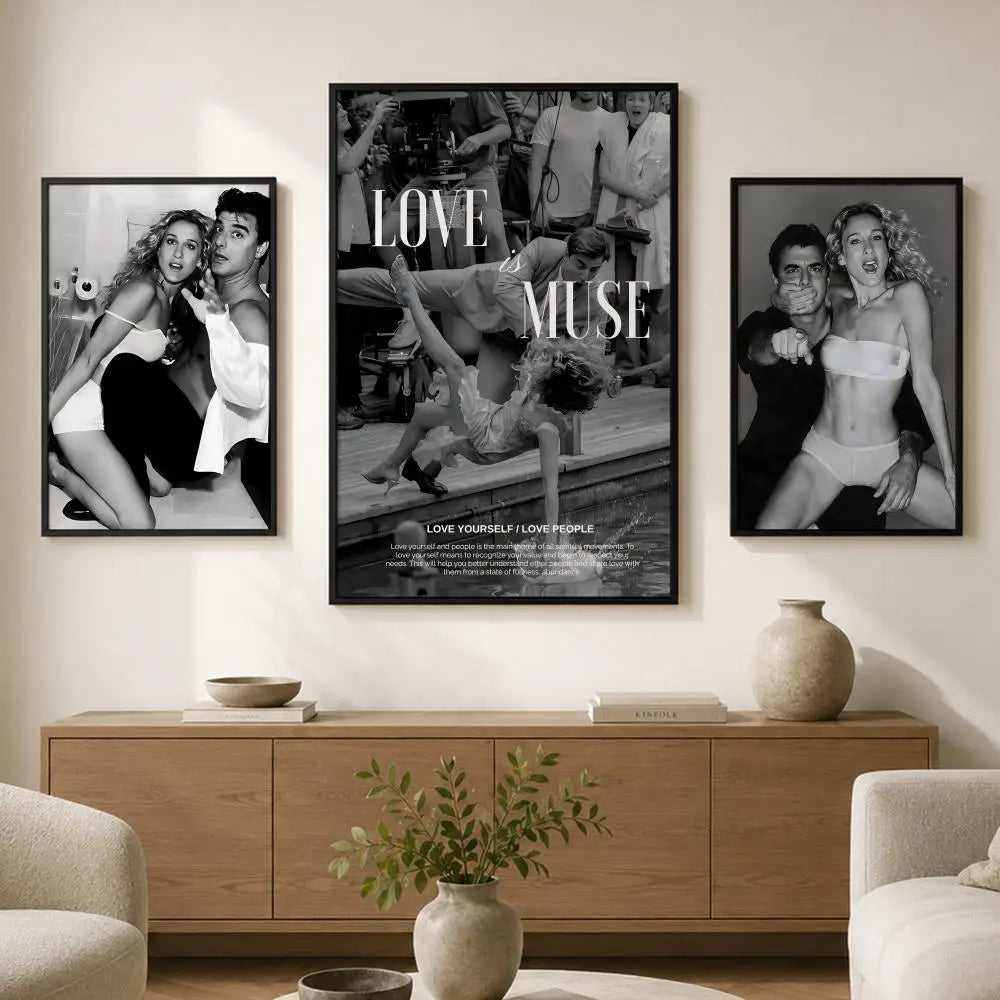 Sex and the City Wall Poster – Peel & Stick HD PVC Art Print Wall Art Poster Axl