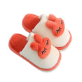 Women's Bow Slippers – Soft Warm Indoor House Shoes Women's Slippers Axl Orange 38-39