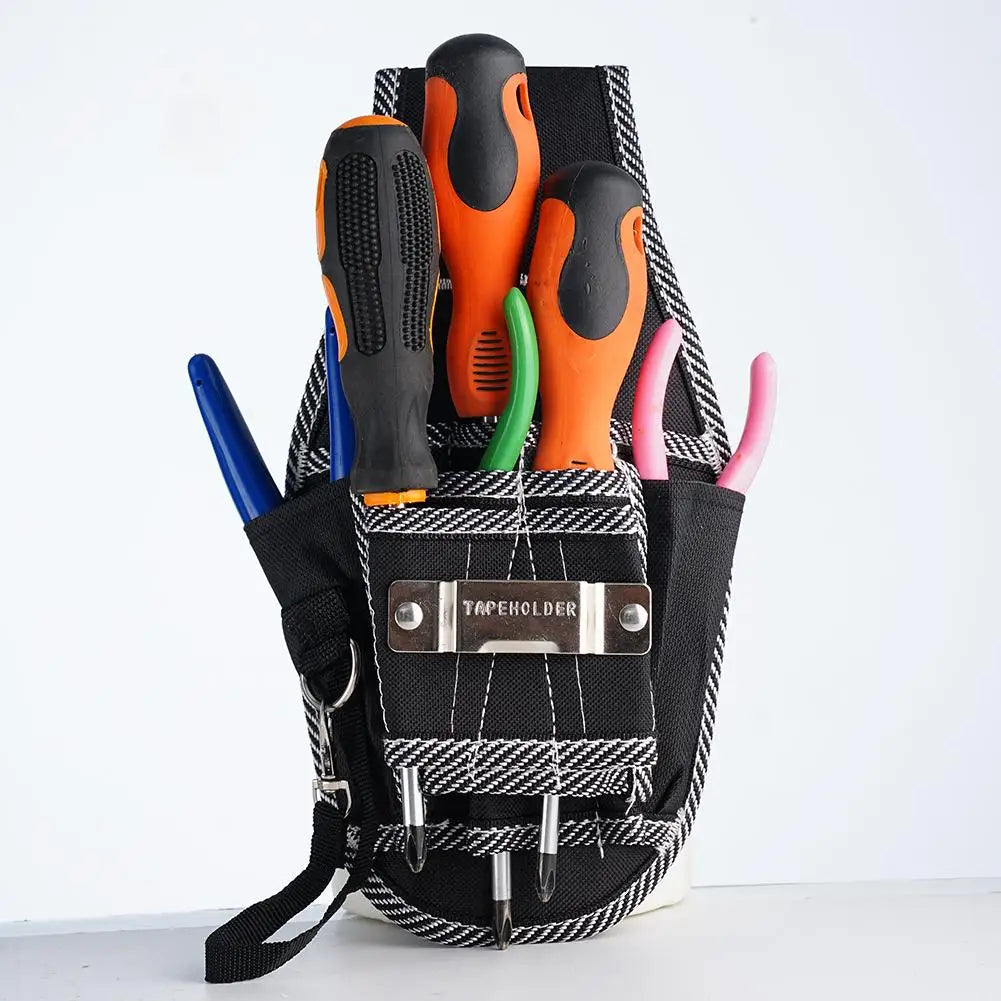 600D Nylon Tool Waist Pack – 9-Pocket Electrician Belt Pouch Tool Belt Pouch Axl
