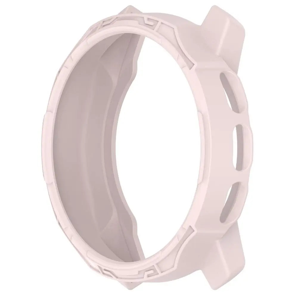 TPU Bezel Case & Screen Protector for Suunto 9 Peak Pro Watch Bezel Case Axl pink