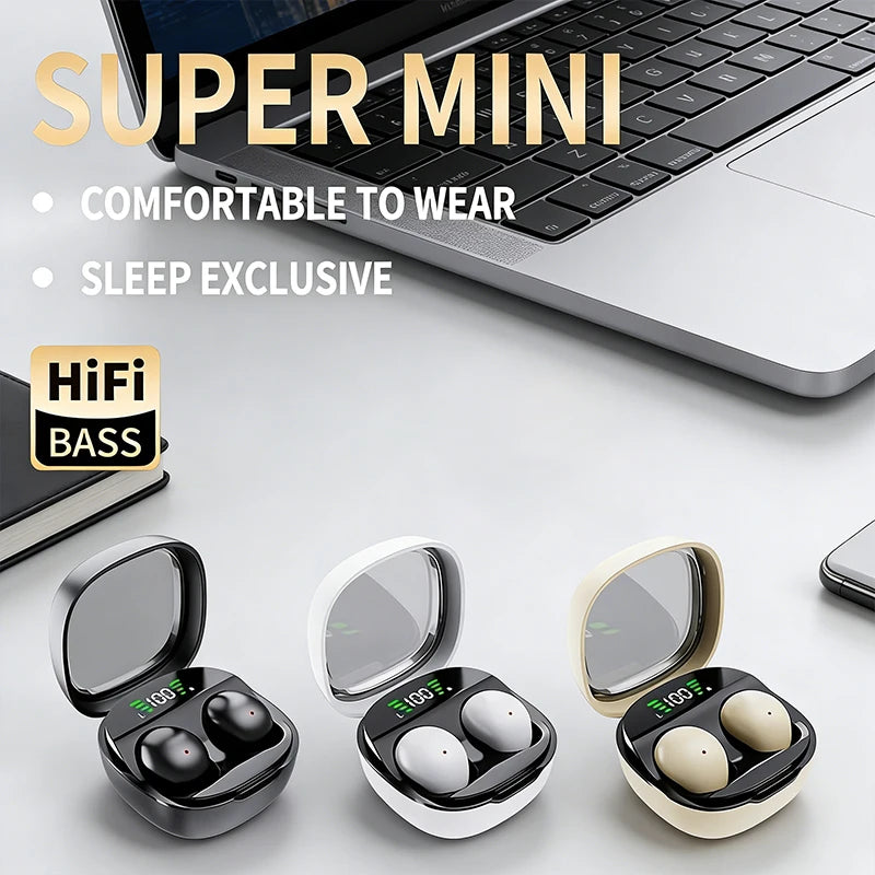 MINI13 Wireless Bluetooth Earbuds – Slim Sleep-Friendly Design Wireless Earbuds Axl
