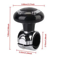 Steering Wheel Spinner Knob – Universal 360° Ball Handle Booster Steering Wheel Accessory Axl Black