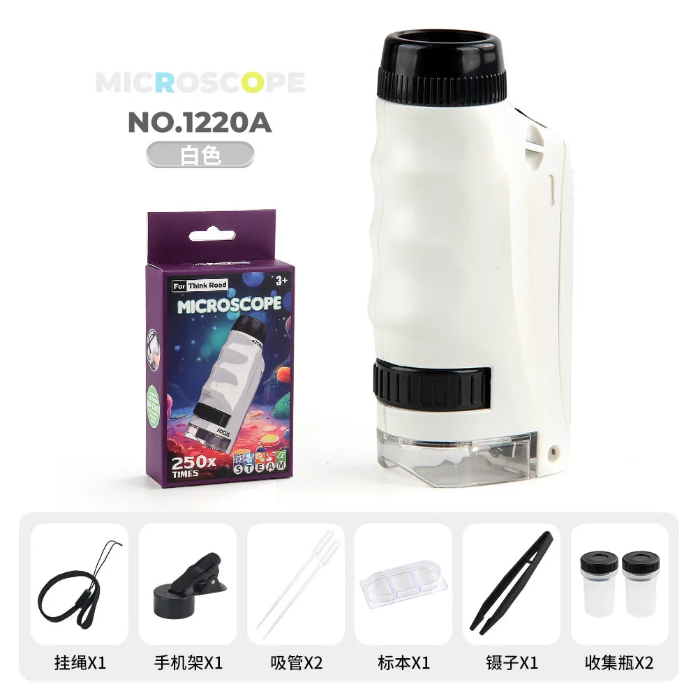 Kids Portable Mini Handheld Microscope – 500X Science Toy Kids Science Microscope Axl 6