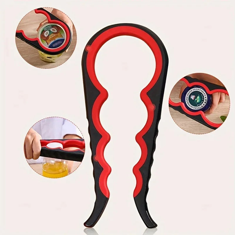 4-in-1 Can & Bottle Opener – Anti-Slip Multi-Function Tool Kitchen Opener Tool Axl
