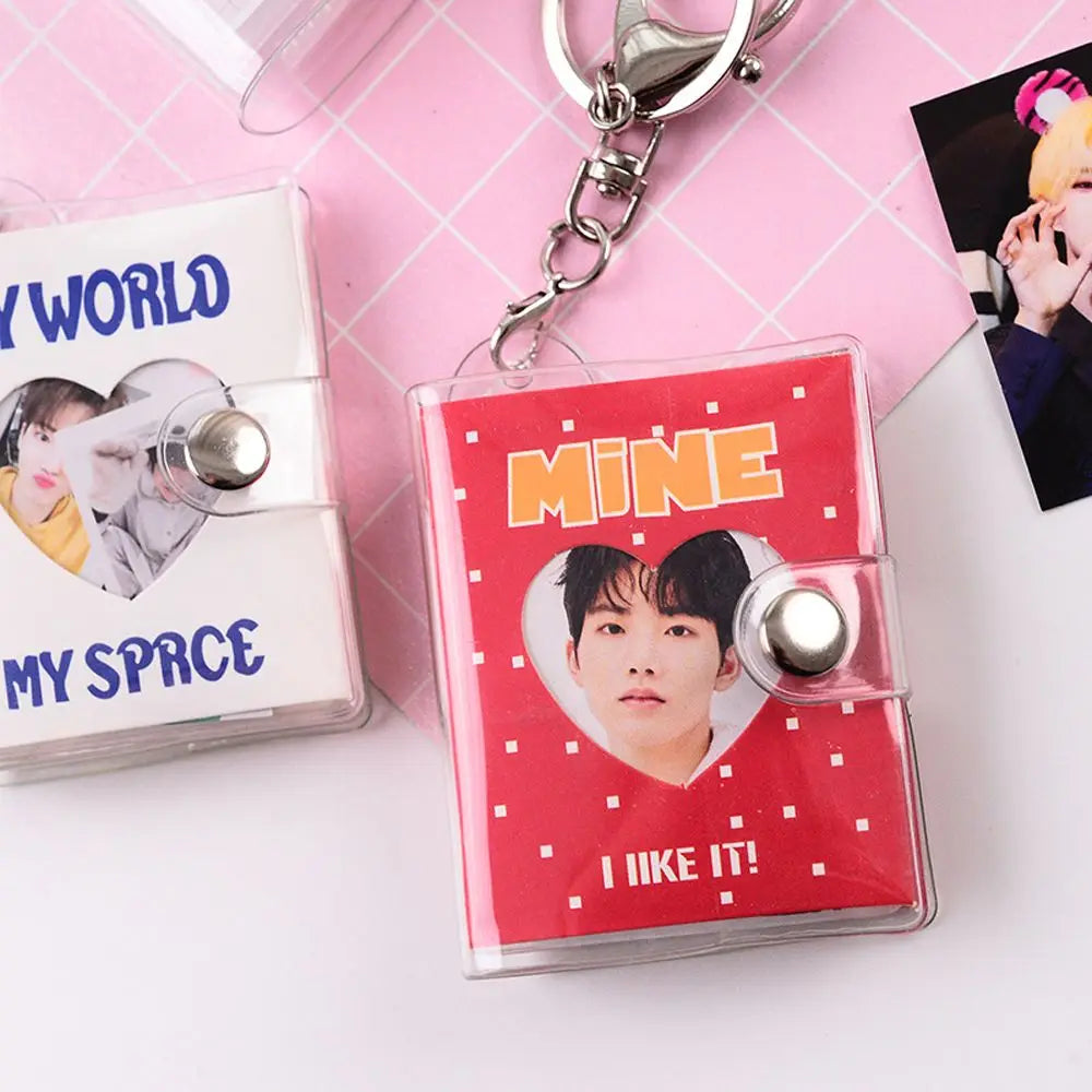 Mini Photo Album Keychain – Holds 20 Photos & Cards Photo Album Keychain Axl
