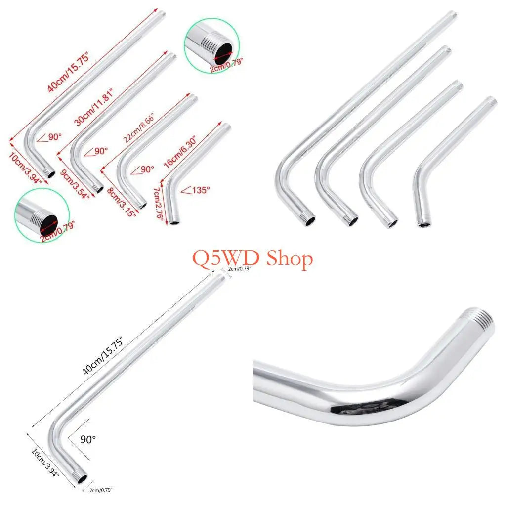 G1/2 Stainless Steel Wall Mounted Rainfall Shower Arm Bracket Shower Arm Bracket Axl