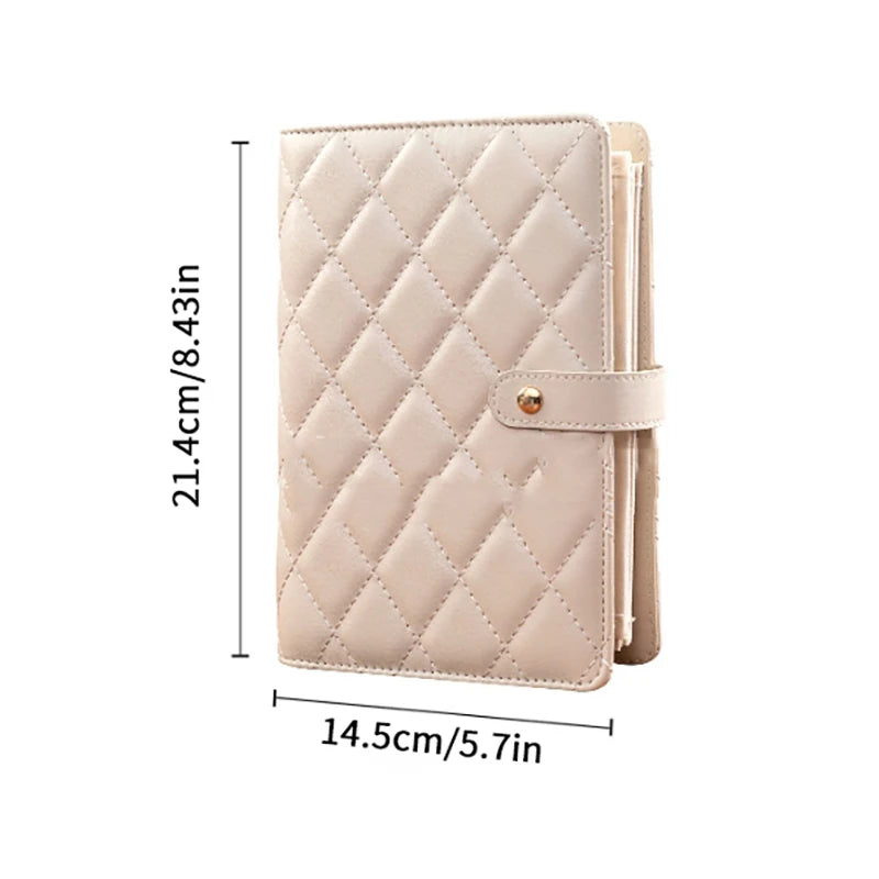 PU Leather Jewelry Storage Book – Zipper Binder & Clear Pockets Jewelry Storage Organizer Axl