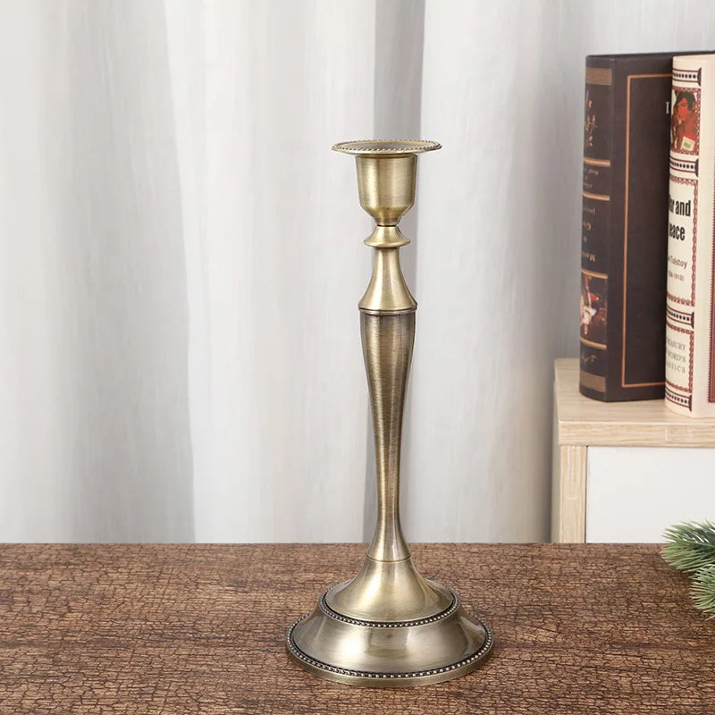Modern Elegant Candlestick Holder – Vintage Luxury Home Decor Candlestick Holder Axl Bronze-1 Head
