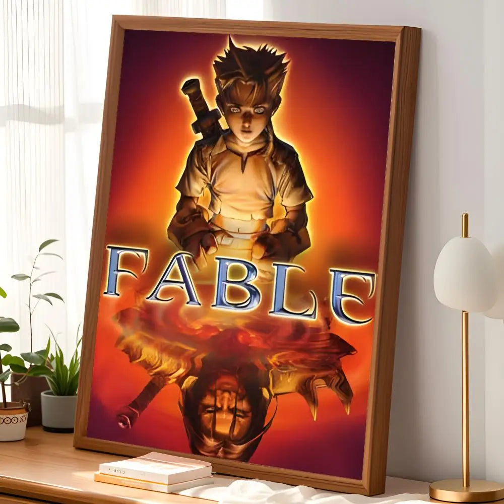 Fable Game HD PVC Wall Art Poster – Self-Stick Waterproof Wall Art Poster Axl