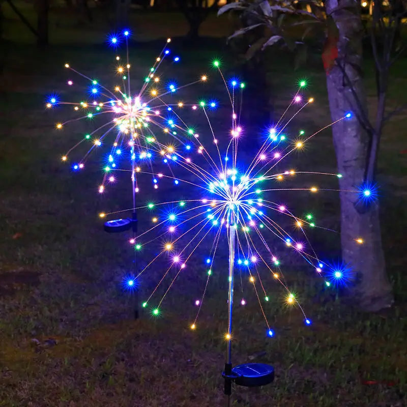 Solar Fireworks Garden Lights – 8 Modes, 120 LED, IP65 Solar Garden Lights Axl Color
