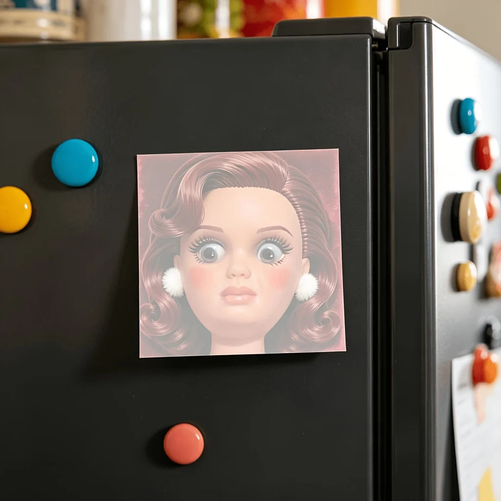 Angry Doll Face Sticky Notes – Kawaii Memo Pad 50/100 Sheets Kawaii Sticky Notes Axl