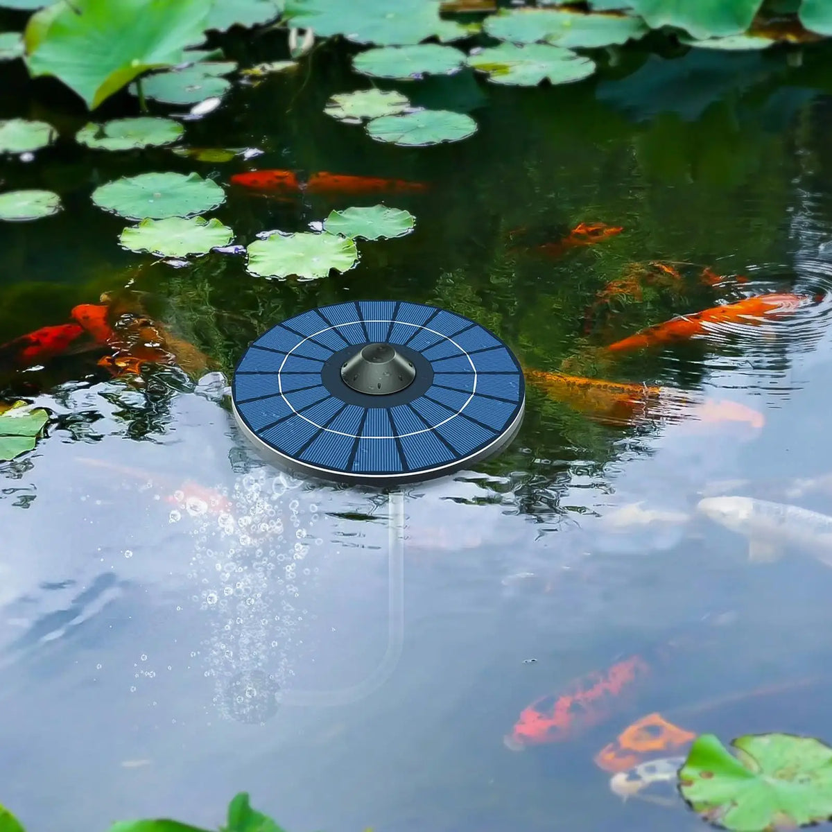 Solar Pond Aerator 2.5W Floating Air Pump Kit with Hose Solar Pond Aerator Axl