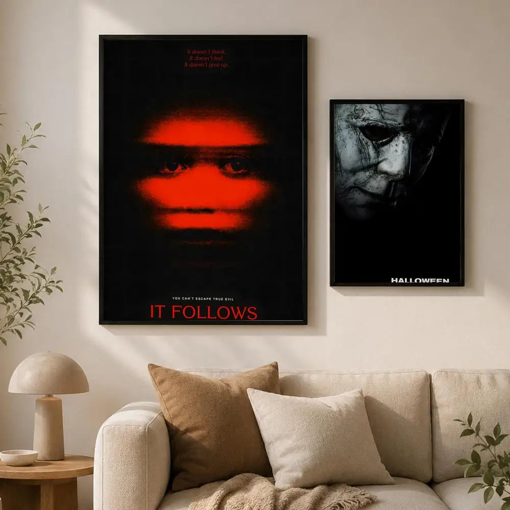 Halloween Movie Peel-and-Stick PVC Wall Poster – HD Art Decor Wall Poster Axl
