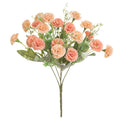 Silk Orange Hydrangea Artificial Flowers | Wedding & Home Decor Artificial Flowers Axl orange