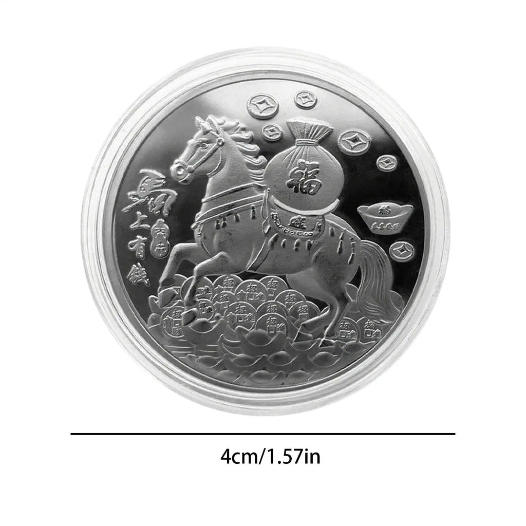 2026 Year of the Horse Collectible Coin – Lucky Souvenir Gift Collectible Coin Axl
