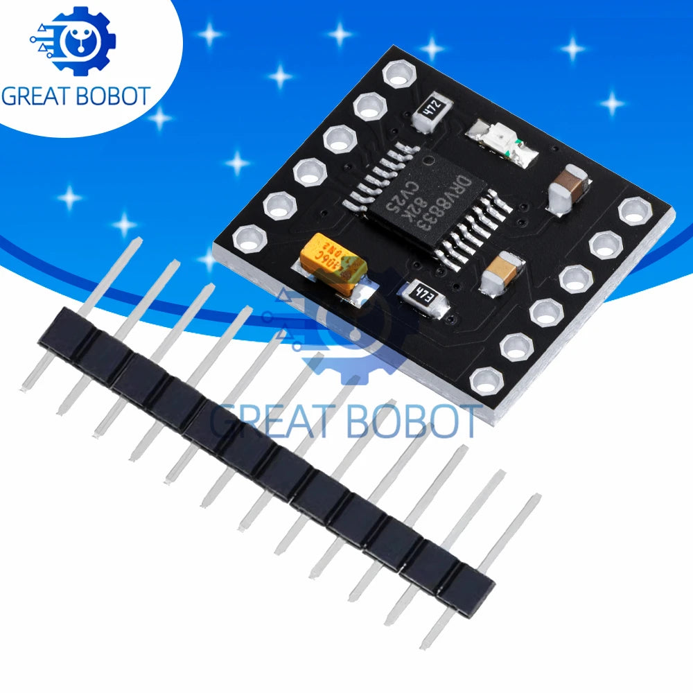 DRV8833 2-Channel DC Motor Driver Module – 1.5A, 3V–10V Motor Driver Module Axl Default Title