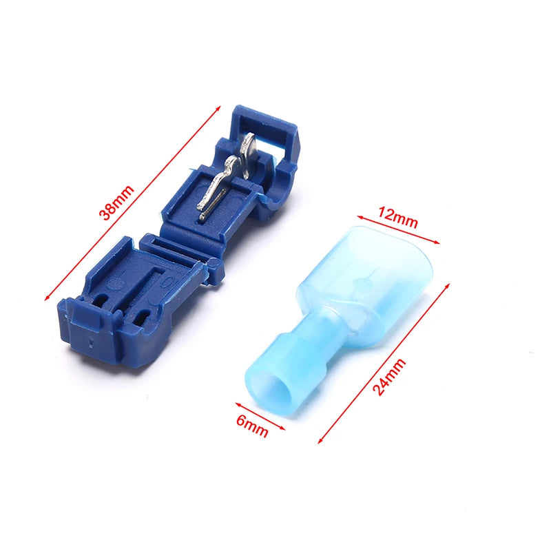 20Pcs T-Tap Splice Wire Connectors – Insulated Crimp Terminals Wire Crimp Terminals Axl