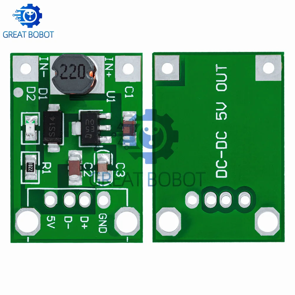 600mA DC-DC Mini Step-Up Boost Module | 1-5V to 5V Boost Power Module Axl