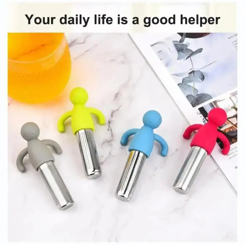 Human-Shaped Stainless Steel Tea Infuser | Reusable Loose Leaf Tea Infuser Axl