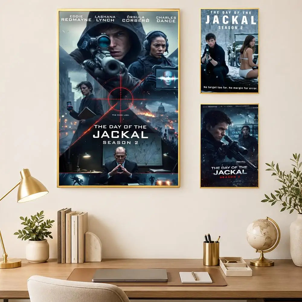 Day of the Jackal TV Poster – Self-Stick HD Waterproof Wall Art Wall Art Poster Axl