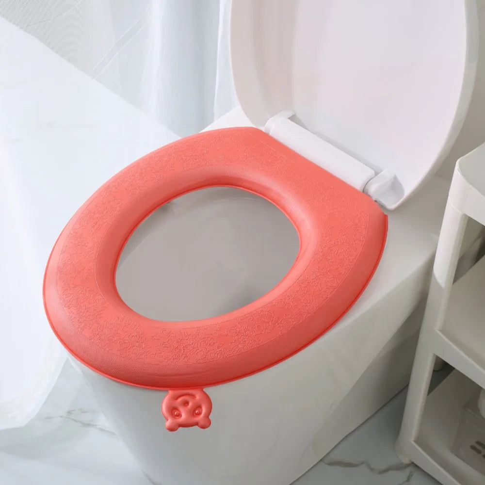 EVA Waterproof Toilet Seat Cover – Washable Universal Fit Toilet Seat Cover Axl
