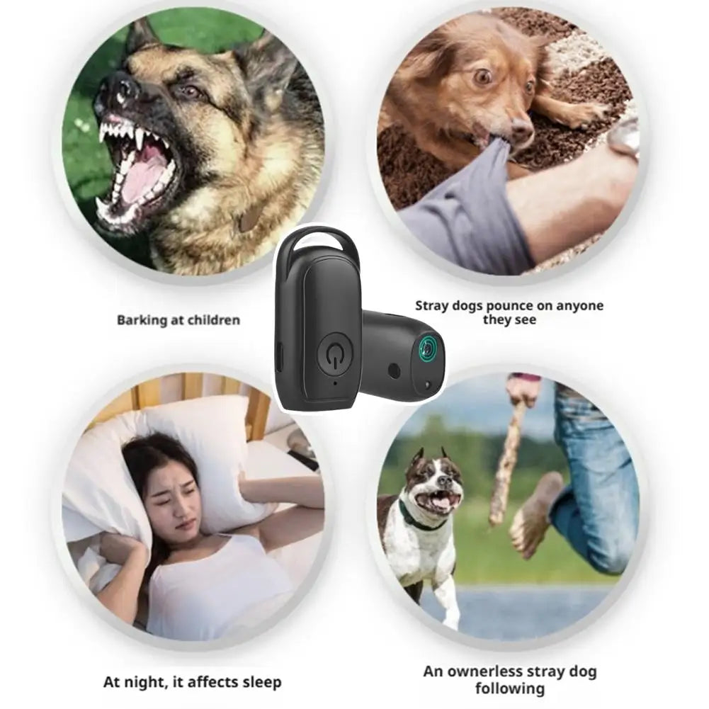 Ultrasonic Dog Deterrent Device – Portable USB Rechargeable Dog Deterrent Device Axl
