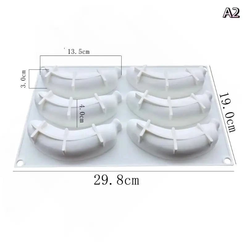 Banana Silicone Mousse Cake Mold – Reusable Dessert Mould Silicone Cake Mold Axl A2