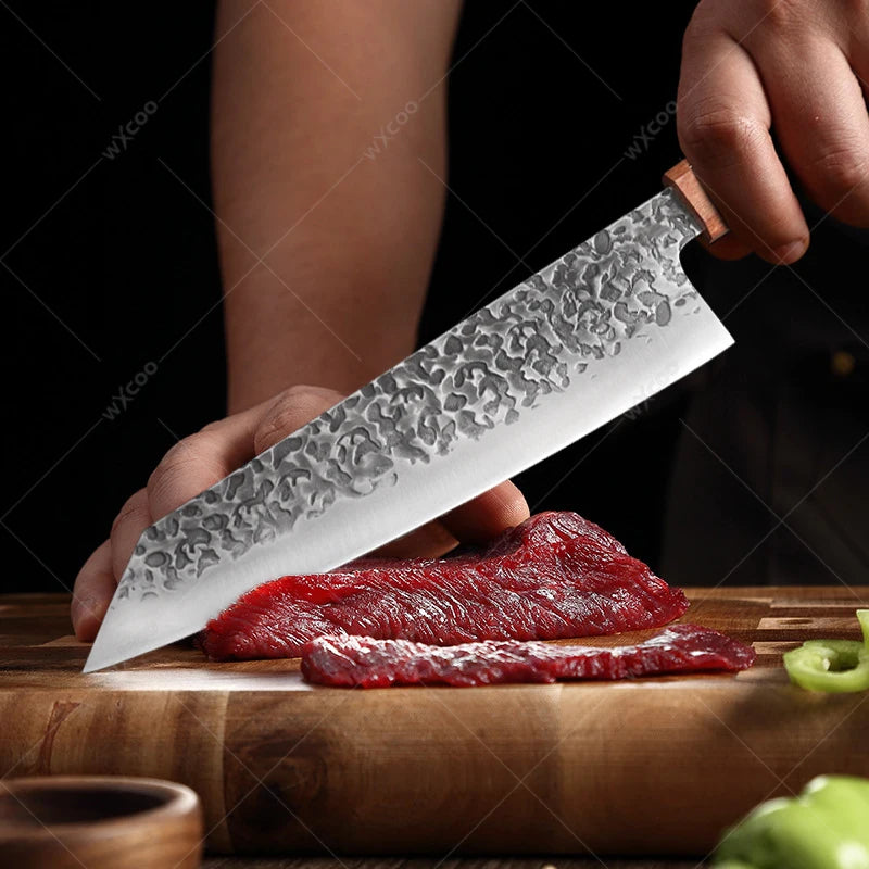 WXCOO Japanese Chef Knife – Stainless Steel Cleaver & Slicer Chef Knife Axl