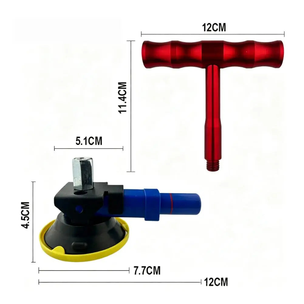 T-Handle Suction Cup Dent Puller | Paintless Car Dent Repair Dent Repair Tool Axl