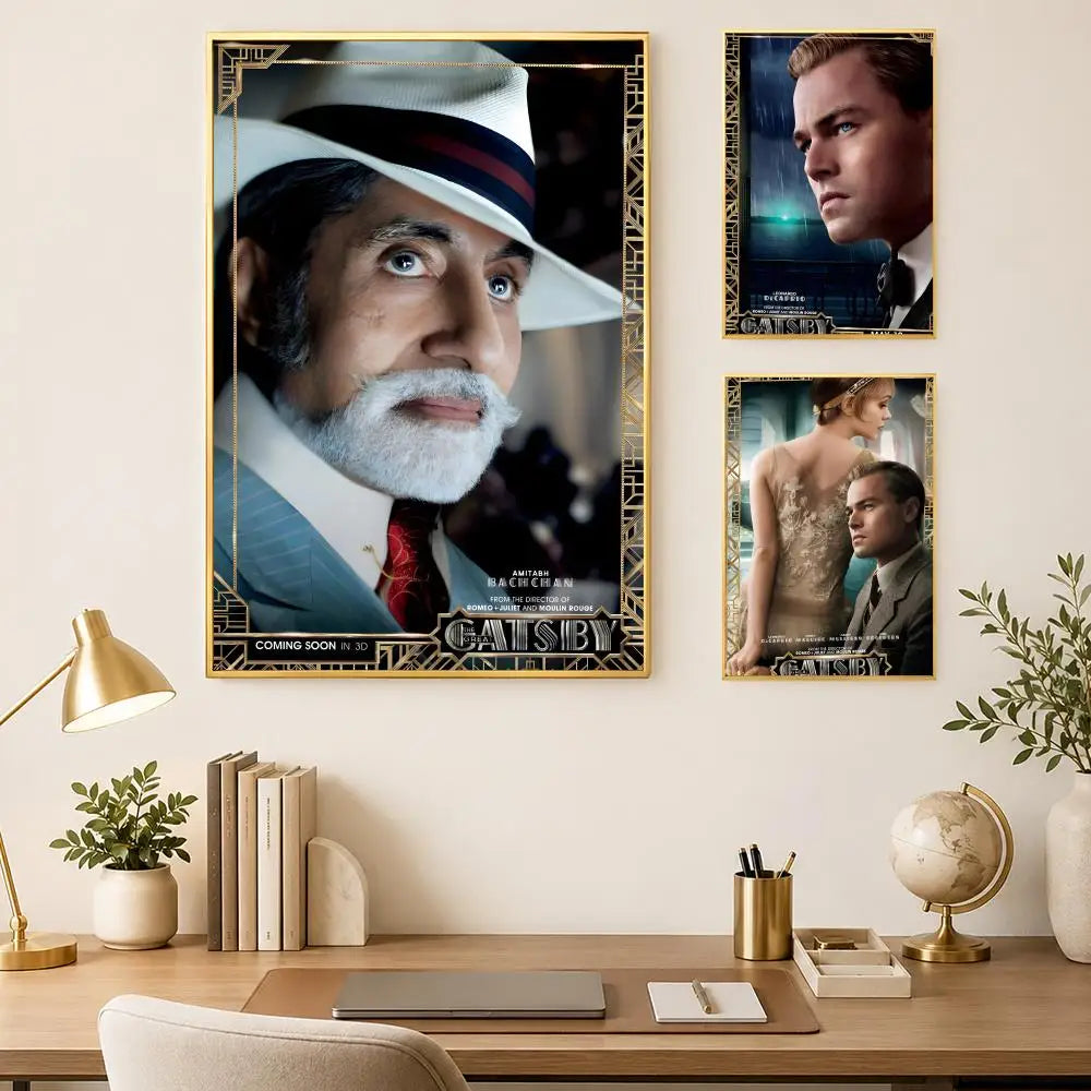 Great Gatsby HD PVC Self-Stick Wall Art Poster – Waterproof Wall Art Poster Axl