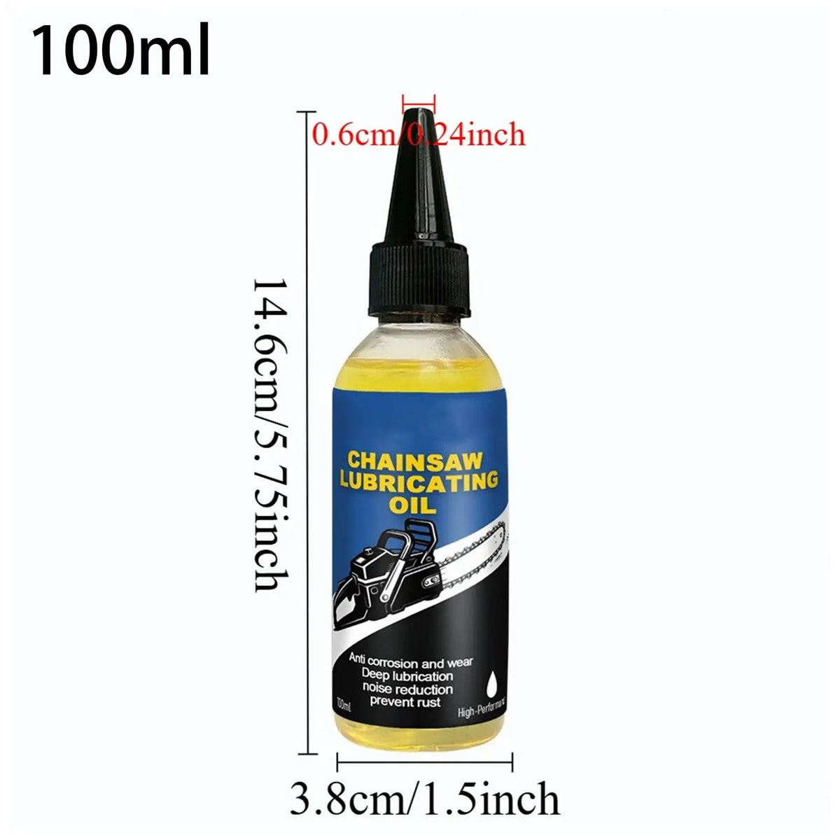 Chainsaw & Chain Lube Oil – Anti-Rust Lubricant 100ml Chain Lubricant Oil Axl