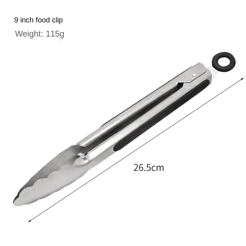 Stainless Steel BBQ Tongs 9 12 14 16 Inch Grill Food Tong Set BBQ Grill Tongs Axl