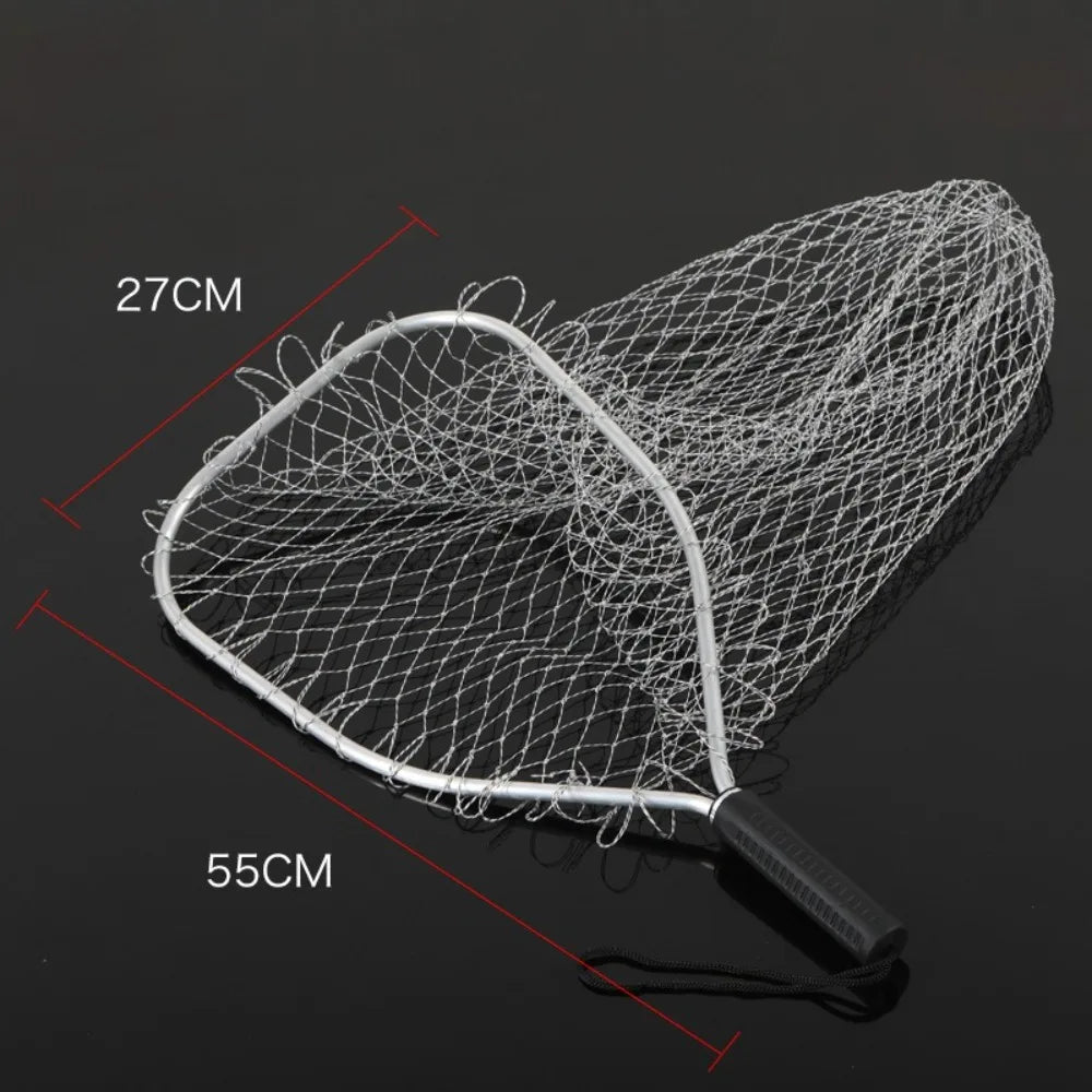 30cm Alloy Fishing Net – Large Capacity Freshwater & Saltwater Fishing Net Axl 27cm Rectangle