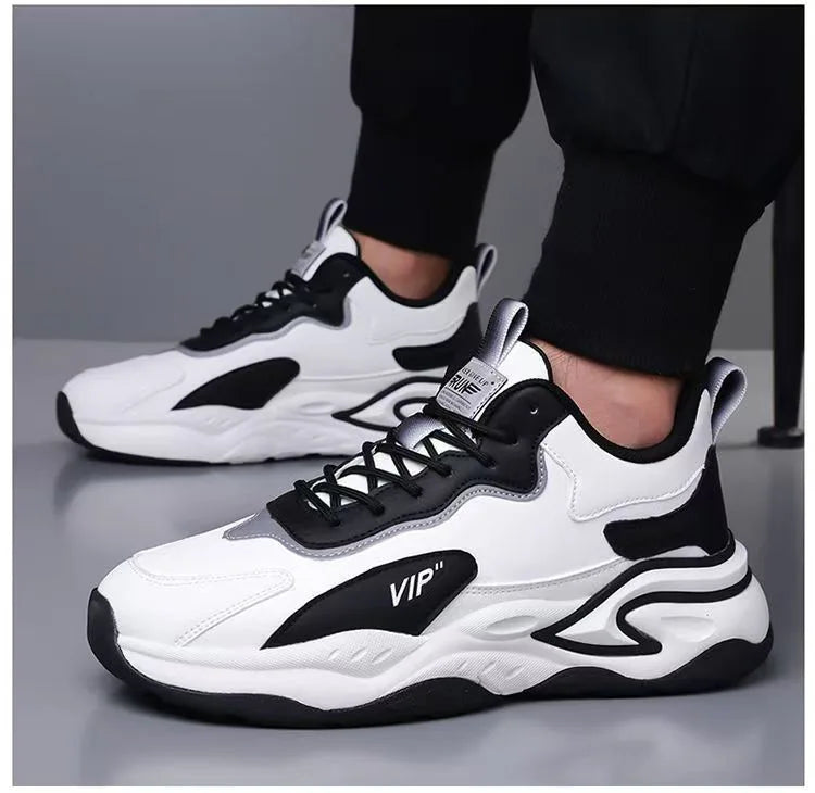 Men's Wear-Resistant Lace-Up Casual Sneakers | Anti-Slip Men's Casual Sneakers Axl