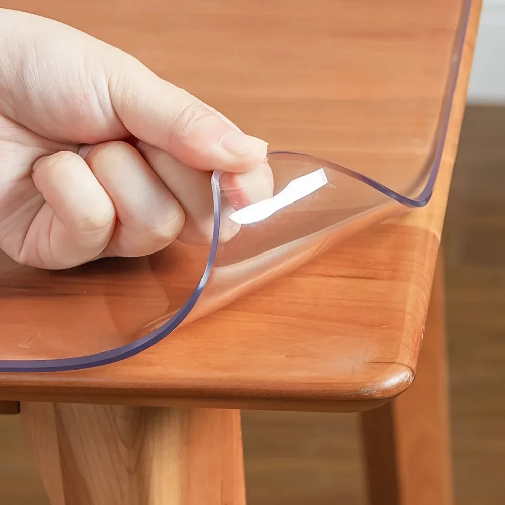 2mm PVC Transparent Table Protector – Heat & Scratch Resistant Table Protector Mat Axl