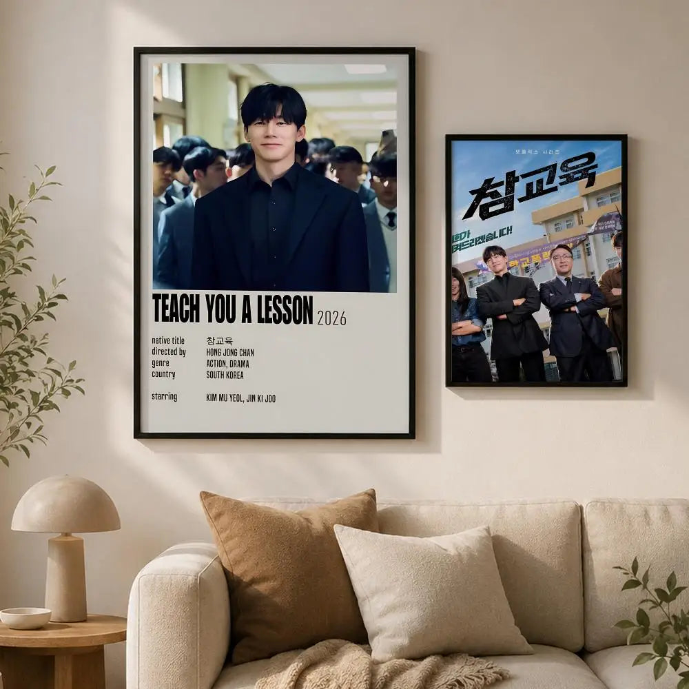Waterproof Self-Adhesive Wall Art Poster – Modern Home Decor Decorative Wall Poster Axl