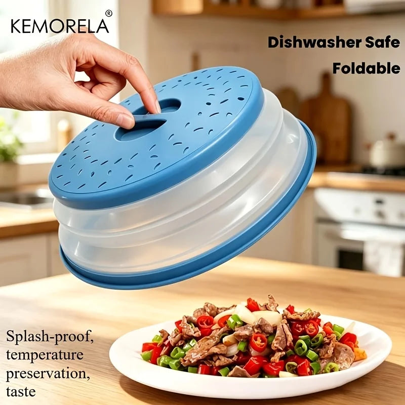 Microwave Splash Cover – Foldable, Retractable & Dishwasher Safe Microwave Splash Cover Axl Sky Blue