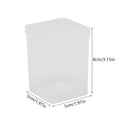 Cotton Pad & Nail Art Storage Box – Clear PP Organizer Nail Art Organizer Axl Clear