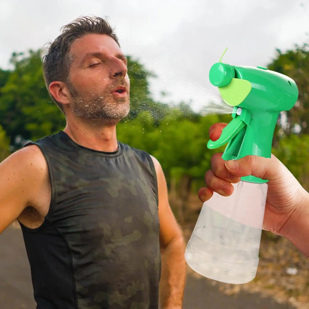 Handheld Misting Fan – Portable Water Spray Cooling Fan Handheld Misting Fan Axl