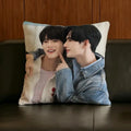Cartoon Linen Cushion Cover – Pillow Cover for Sofa & Bedroom Linen Cushion Cover Axl White5 35X35cm