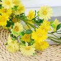 210cm Artificial Sunflower Daisy Vine – Silk Flower Rattan Decor Artificial Flower Vine Axl Yellow