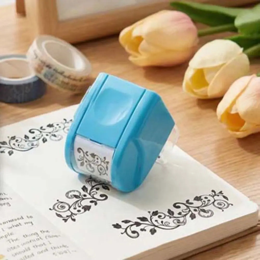 Vine Pattern Rolling Stamp – Retro DIY Craft Roller Seal Craft Roller Stamp Axl