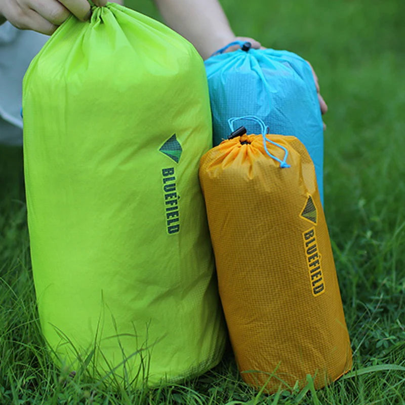 Waterproof Nylon Drawstring Bag – Ultralight Outdoor Stuff Sack Outdoor Drawstring Bag Axl